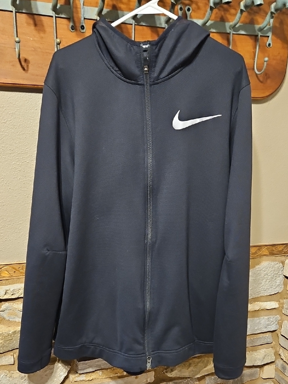 Nike Basketball Zip Up Therma Hoodie Jacket Size XL